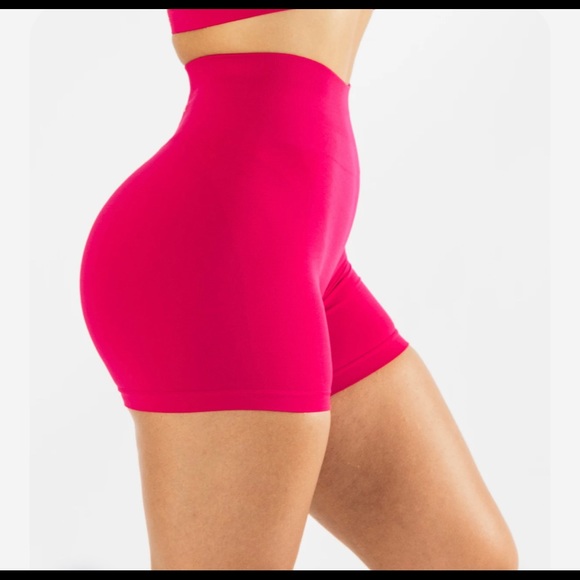 Alphalete Amplify Shorts Pink sz Small - Picture 2 of 5